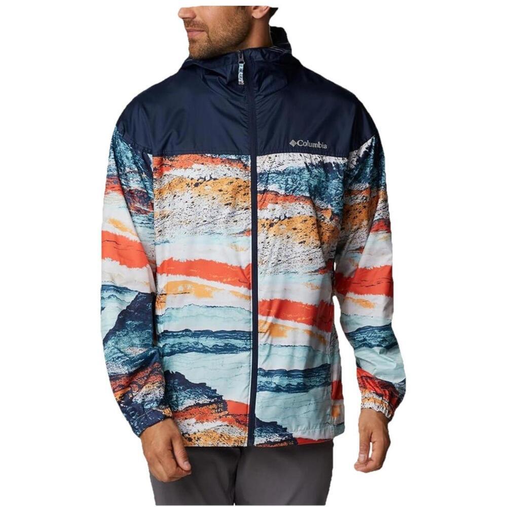 Columbia Men’s XL Jacket Flash Challenger Novelty Windbreaker